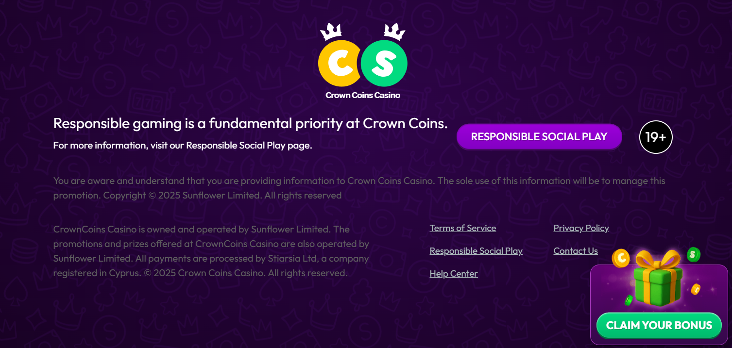 Crown Coins Tech Specs